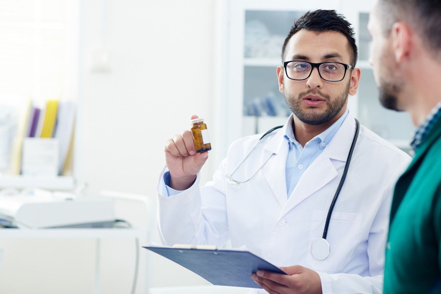 Private pharmacist consultation at Earls Barton Pharmacy